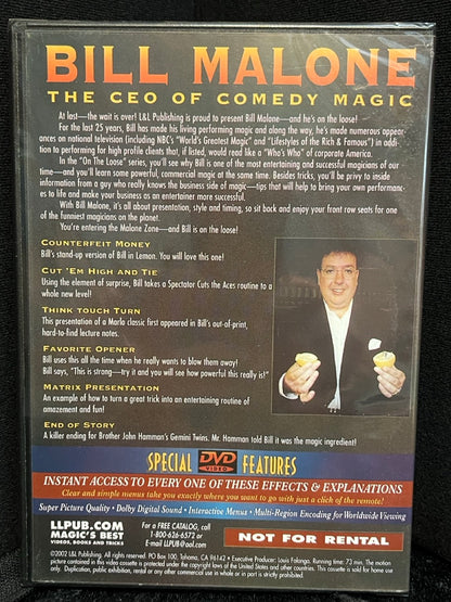 Bill Malone: On The Loose, Vols.1-4 - DVD Set