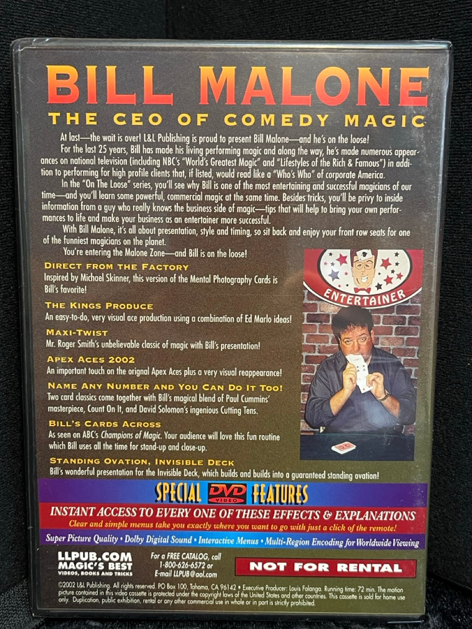 Bill Malone: On The Loose, Vols.1-4 - DVD Set