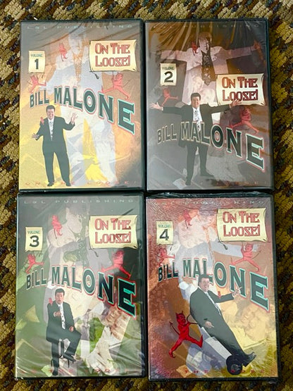Bill Malone: On The Loose, Vols.1-4 - DVD Set