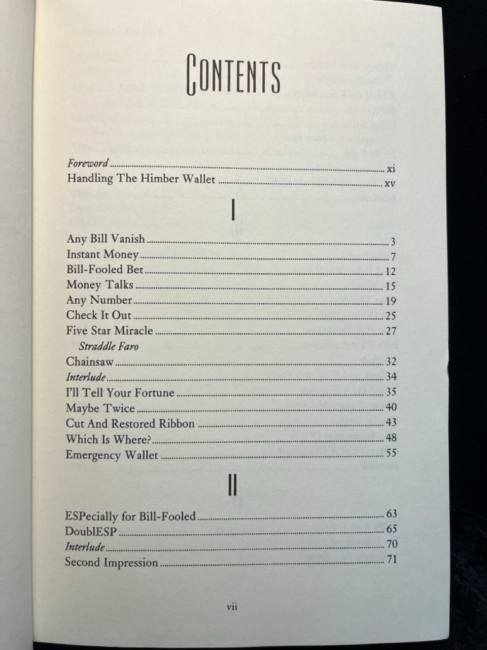 The Himber Wallet Book - Harry Lorayne (USED copy)