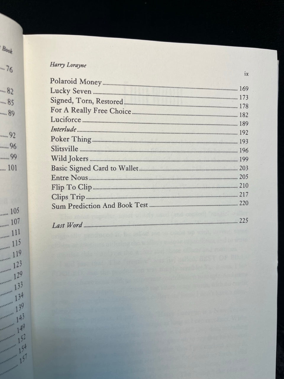The Himber Wallet Book - Harry Lorayne (USED copy)