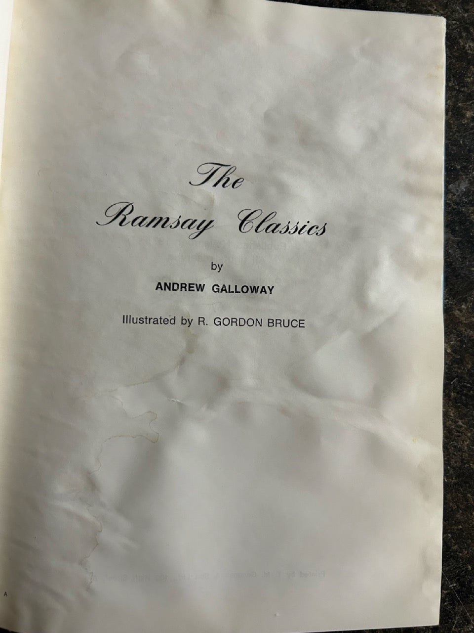 The Ramsay Classics: The Collected Works of John Ramsay - Andrew Galloway