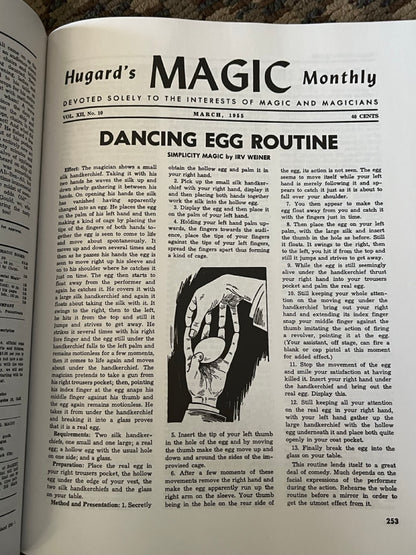 Hugard's Magic Monthly - Complete Set - Jean Hugard