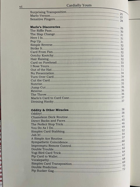 Cardially Yours - Ed Marlo