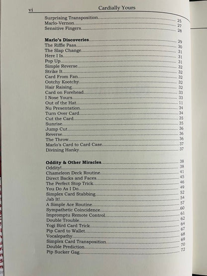 Cardially Yours - Ed Marlo