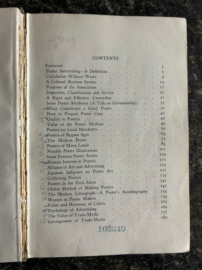 Poster Advertising - Herbert Cecil Duce