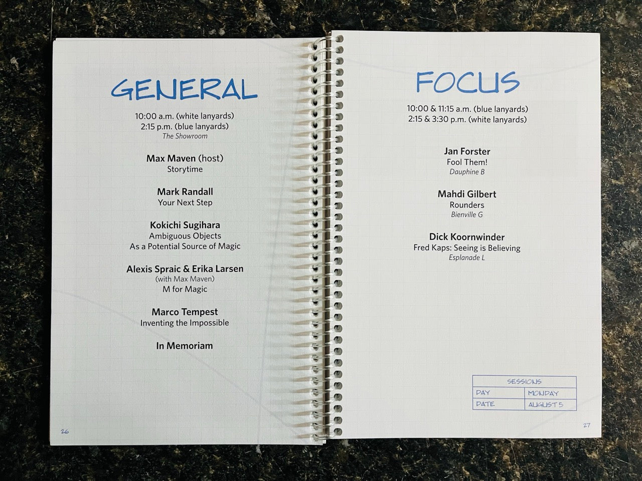 2019 Magic Live! Program