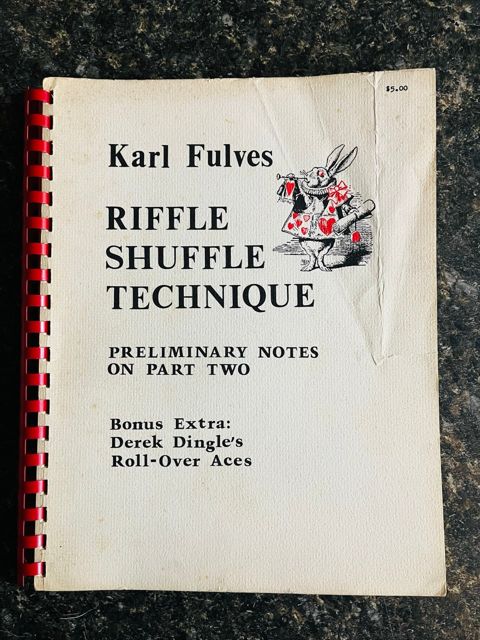 Riffle Shuffle Technique: Preliminary Notes on Part Two - Karl Fulves