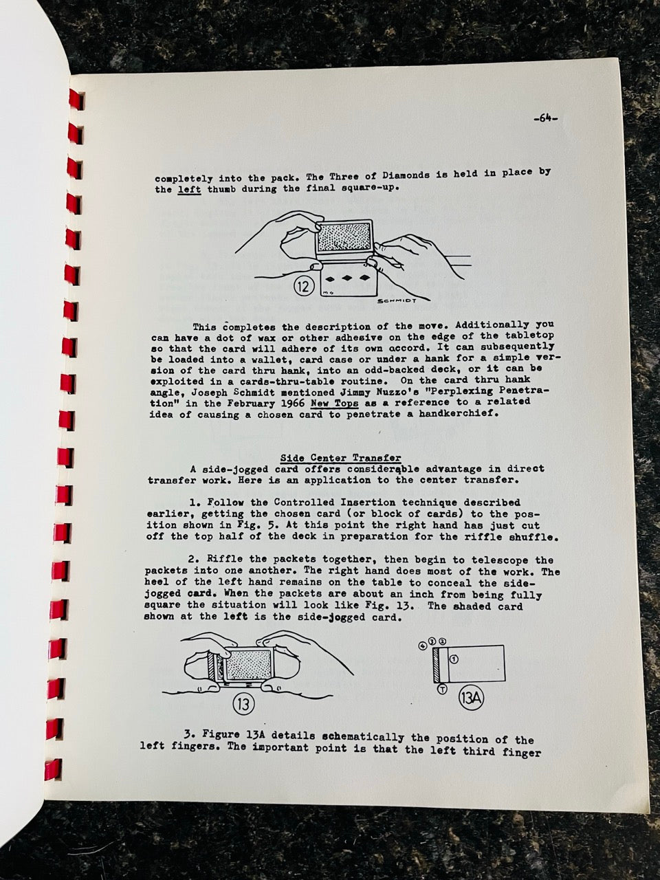 Riffle Shuffle Technique: Preliminary Notes on Part Two - Karl Fulves