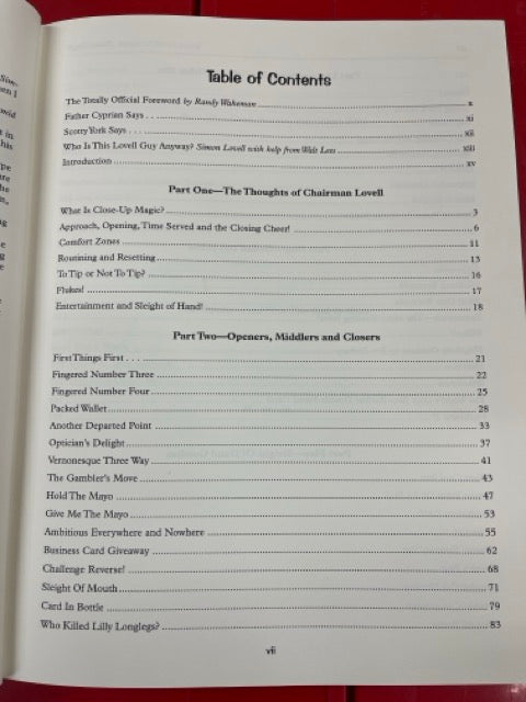 Simon Says: The Close-Up Magic of Simon Lovell