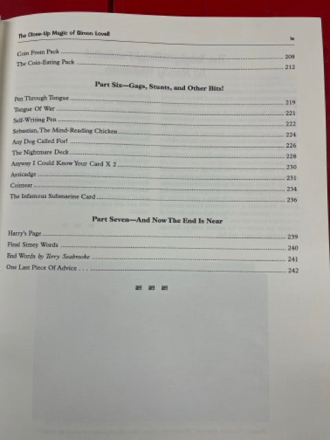 Simon Says: The Close-Up Magic of Simon Lovell