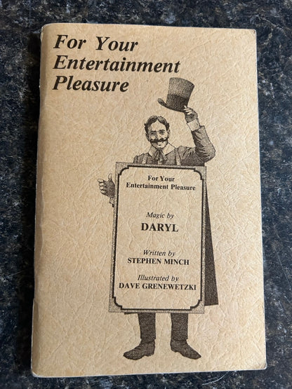 Daryl's For Your Entertainment Pleasure - Stephen Minch (softcover)