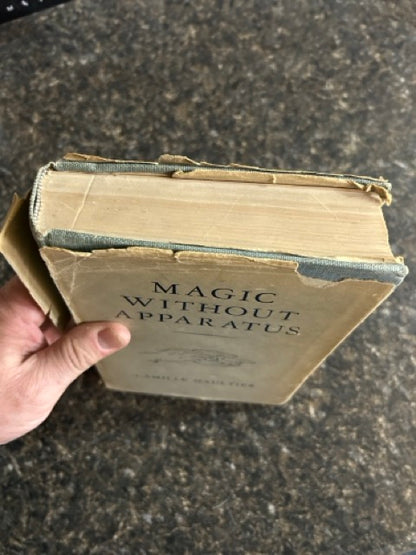 Magic Without Apparatus (HC w/dj) - Camille Gaultier