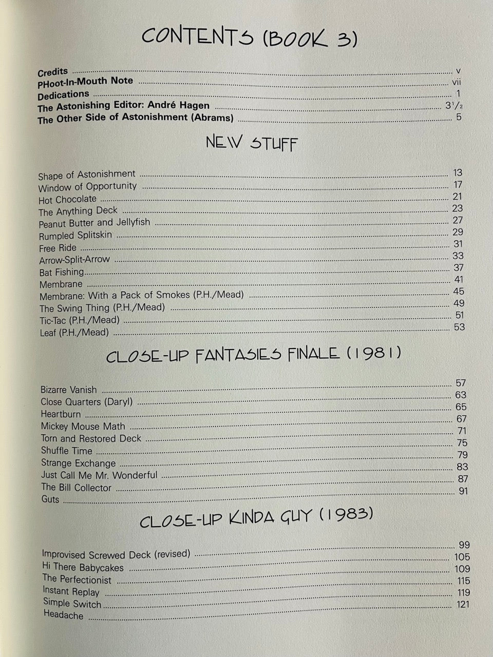 The Art Of Astonishment Book 3 - Paul Harris