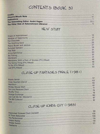 The Art Of Astonishment Book 3 - Paul Harris