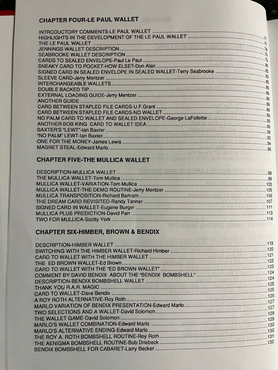 Card To Wallet: The Book - Jerry Mentzer
