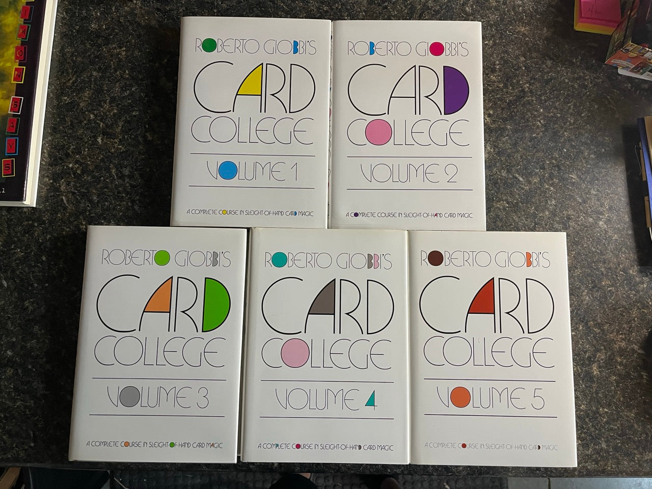 Card College Vols.1-5 - Roberto Giobbi
