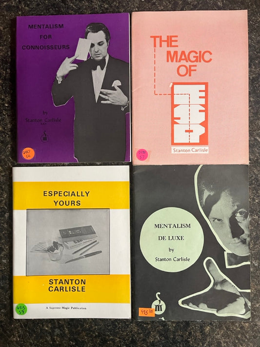 4 Booklets By Carlisle - Stanton Carlisle