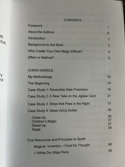 Creating the Impossible - Chris Wardle & James Ward