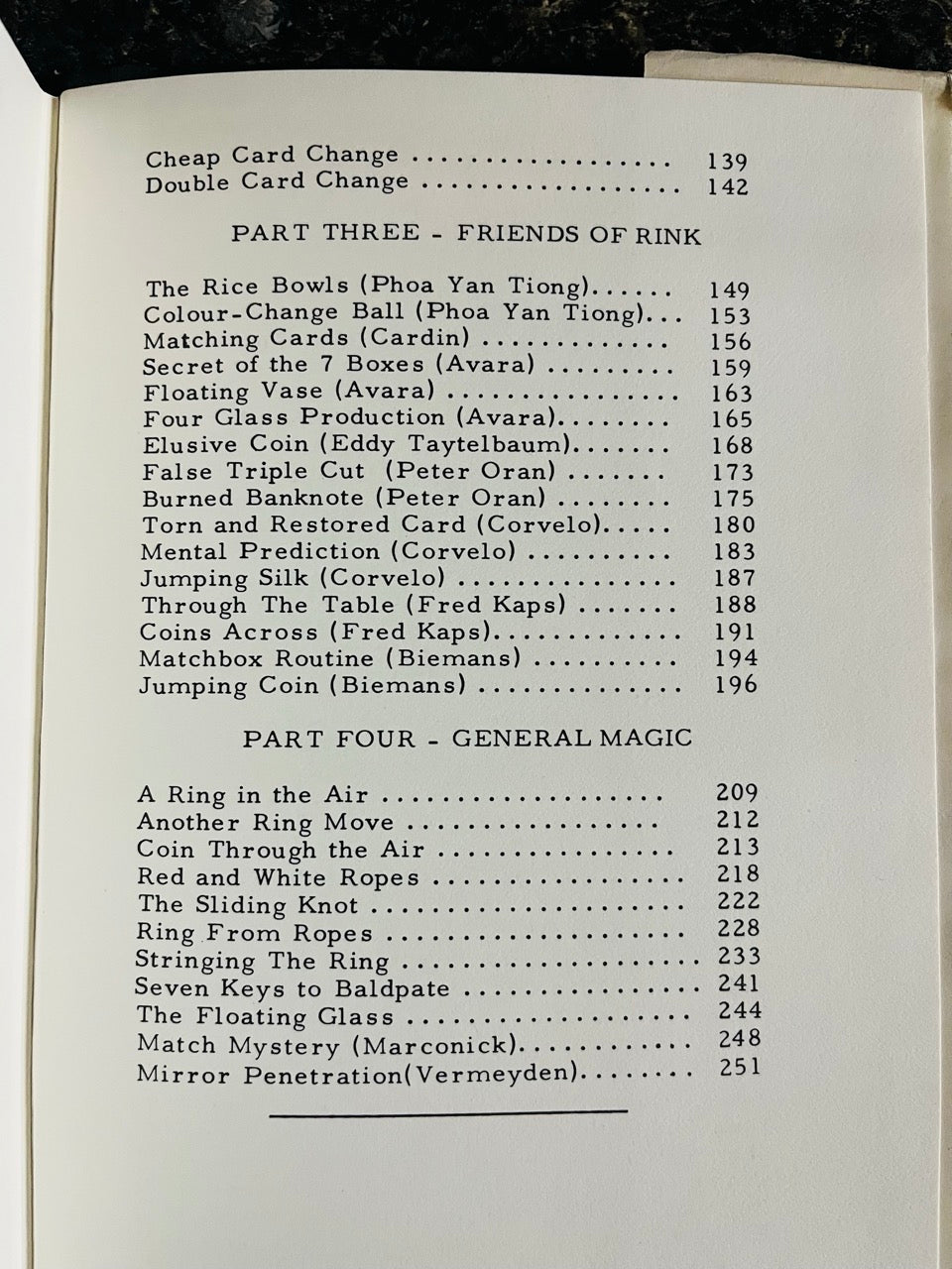 Rink's Magic from Holland - Hugh Miller (Used)