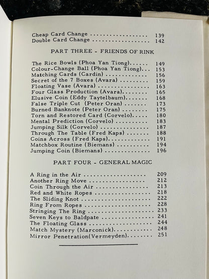 Rink's Magic from Holland - Hugh Miller (Used)