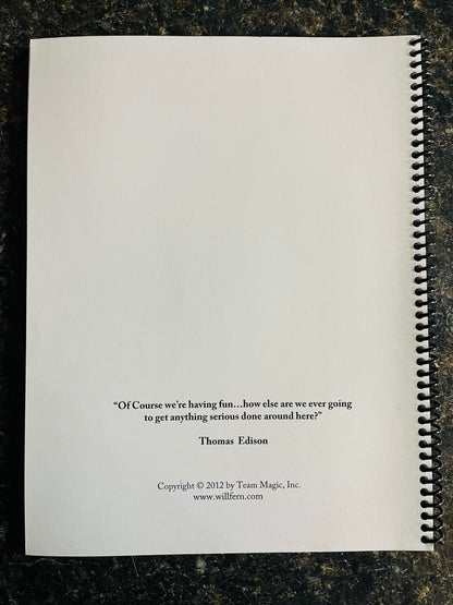 Bring It: Seriously Fun Magic for Close-Up & Stage - Will Fern - SIGNED