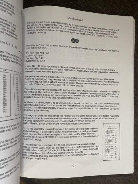 Mentalism Cubed - Mark Strivings