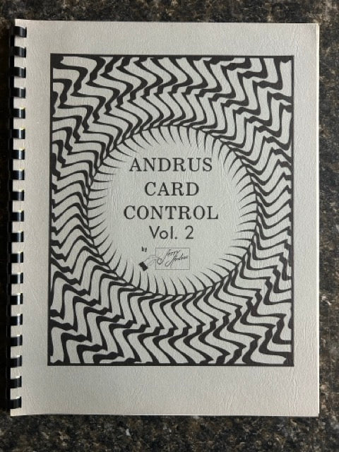 Andrus Card Control, Vols. 1 & 2 - Jerry Andrus - SIGNED & NUMBRED