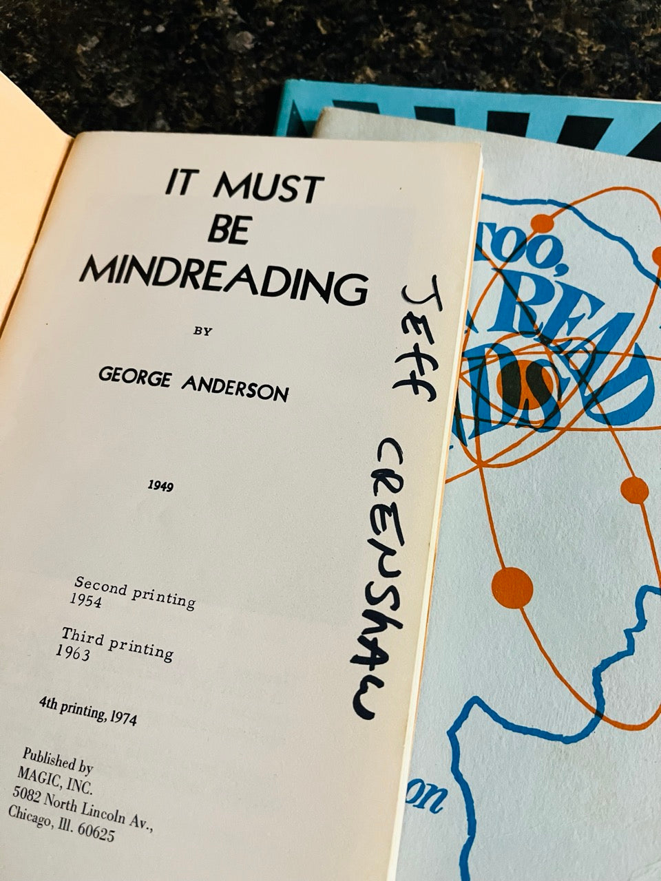 It Must Be Mindreading/You Too Can Read Minds/Dynamite Mentalism - George Anderson