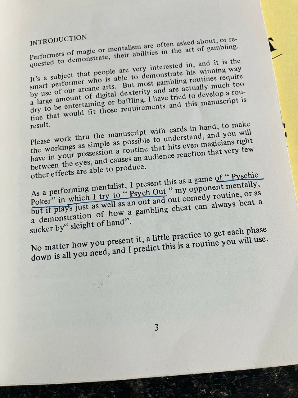 Psych-Out/Psych Out Update - Bruce Bernstein