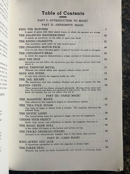 The New Magician's Manual (Oversize Dover edition) - Walter B. Gibson