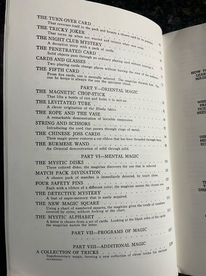 The New Magician's Manual (Oversize Dover edition) - Walter B. Gibson