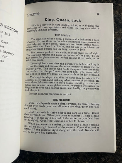 The New Magician's Manual (Oversize Dover edition) - Walter B. Gibson