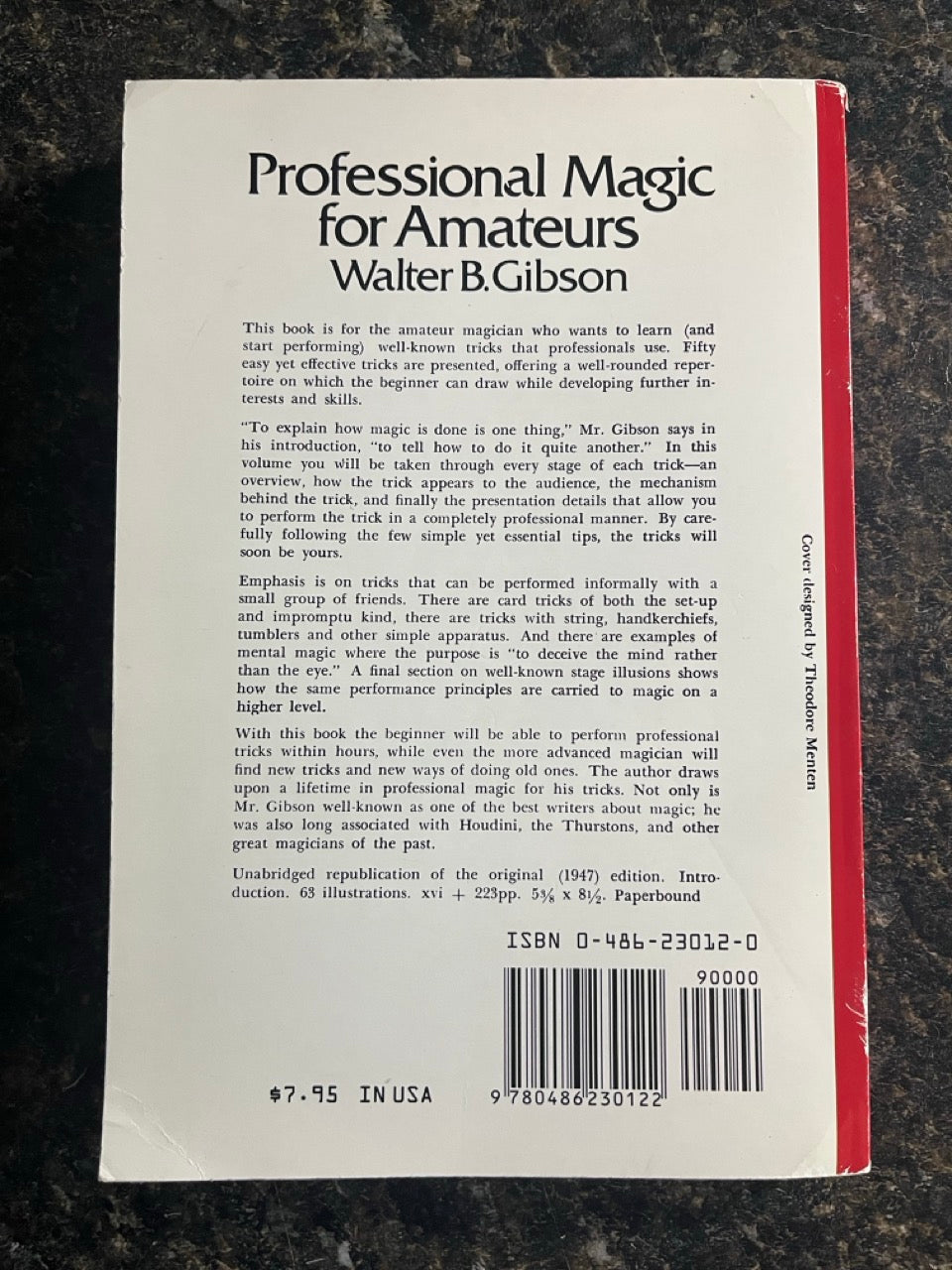 Professional Magic for Amateurs - Walter Gibson