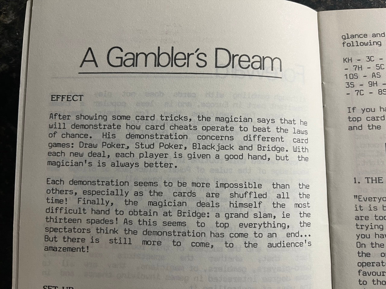 A Gambler's Dream - Roberto Giobbi