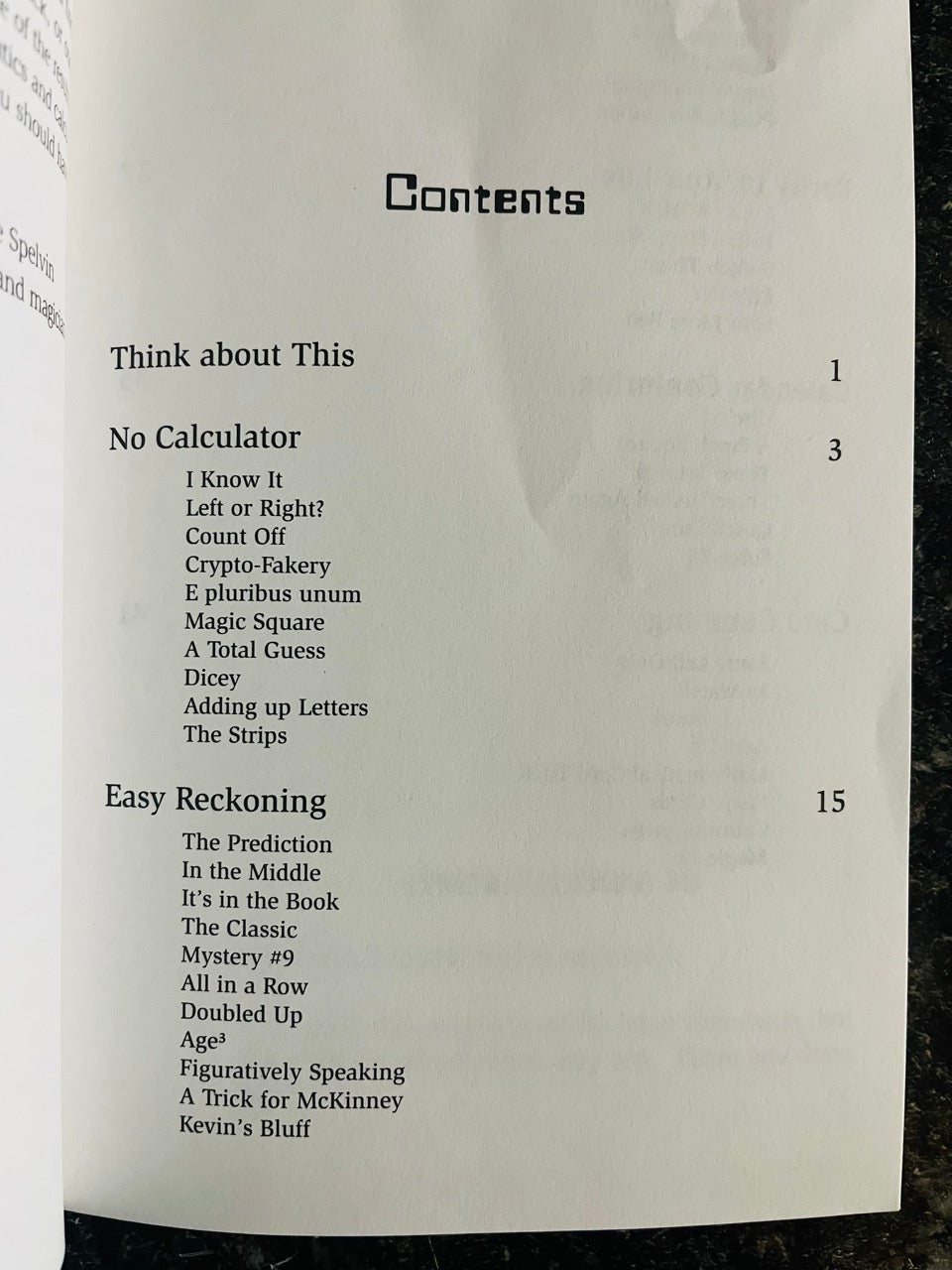 Spellers & Calculated Magic - Kevin Menard