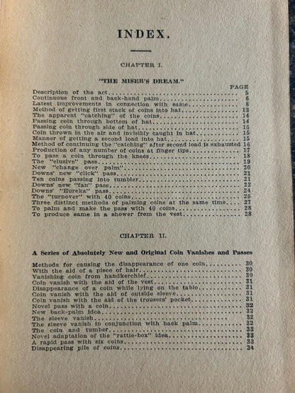 Tricks With Coins - T. Nelson Downs