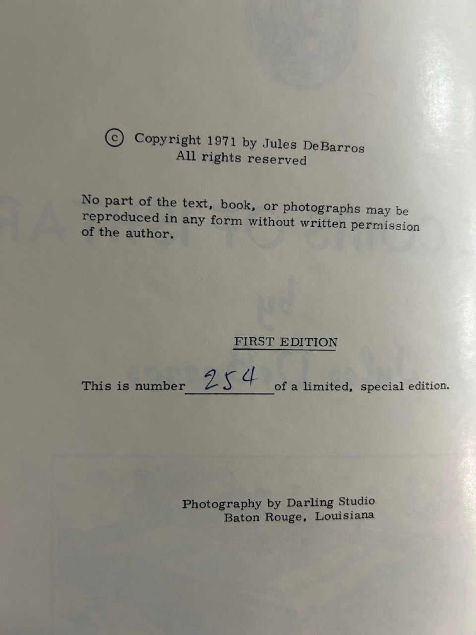 The Coins of Ishtar - Jules DeBarros (Limited Ed. HC)