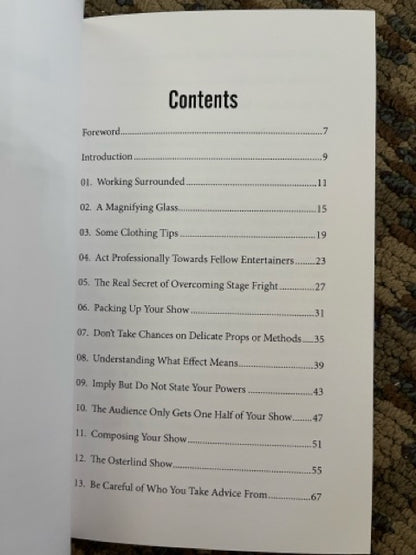 The Professional Mentalist's Field Manual - Richard Osterlind