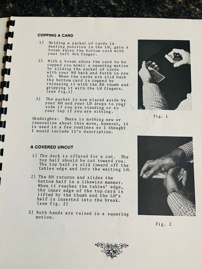 The Close-Up Magic Manuscript - John Henderson - SIGNED