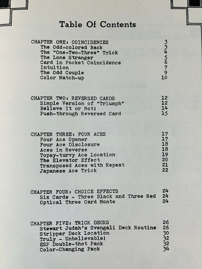 Nick Trost's Subtle Card Magic, Parts 1 & 2