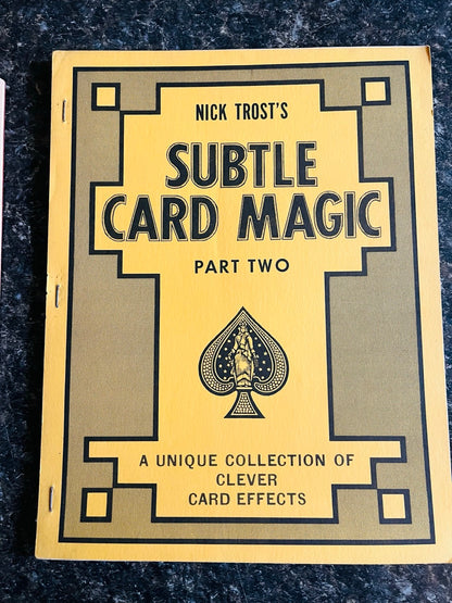 Nick Trost's Subtle Card Magic, Parts 1 & 2