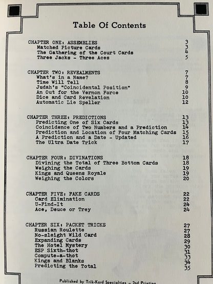 Nick Trost's Subtle Card Magic, Parts 1 & 2