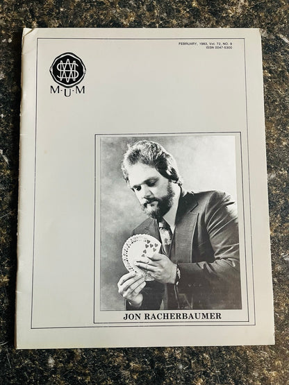 M.U.M Magazine - John Racherbaumer issue