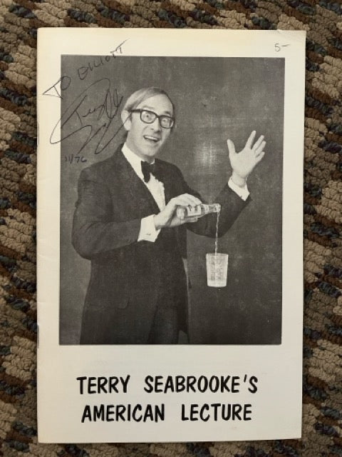 Terry Seabrooke's American Lecture - SIGNED