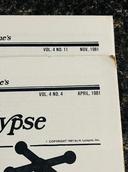 2 Apocalypse Issues - Harry Lorayne