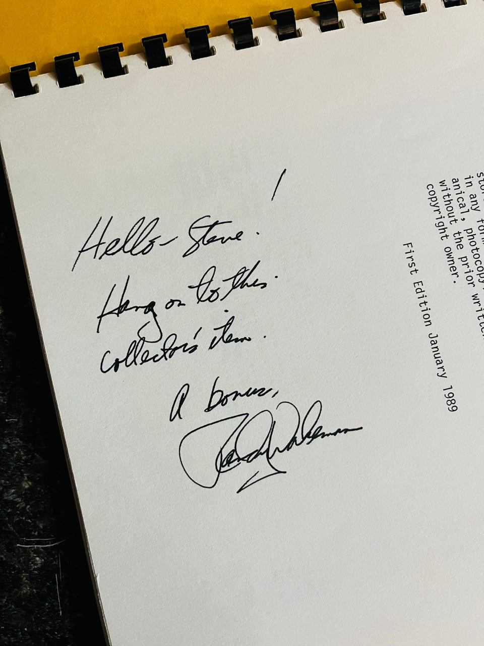 So Soon? - Edward Marlo - SIGNED