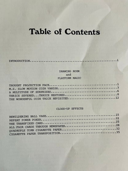 Michael Skinner's Intimate Magic