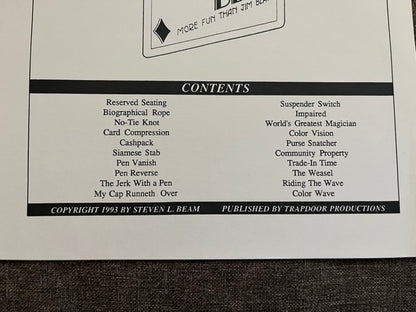 Magic With No Entertainment Value II - Steve Beam