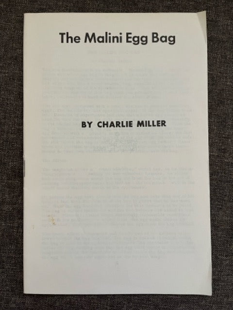 The Malini Egg Bag - Charlie Miller